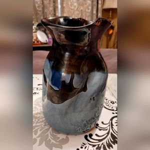 Buxo signed pottery vase